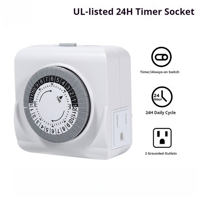 Timer Dual Outlet - Таймер-розетка с автоматическим переключением на 24