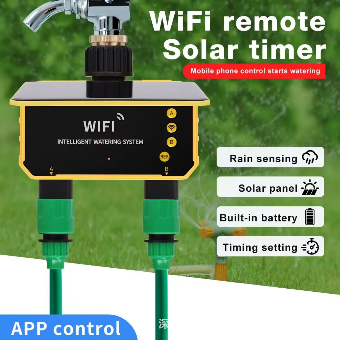 Контроллер полива Tuya WiFi на – обзор и цена Timer Dual Outlet